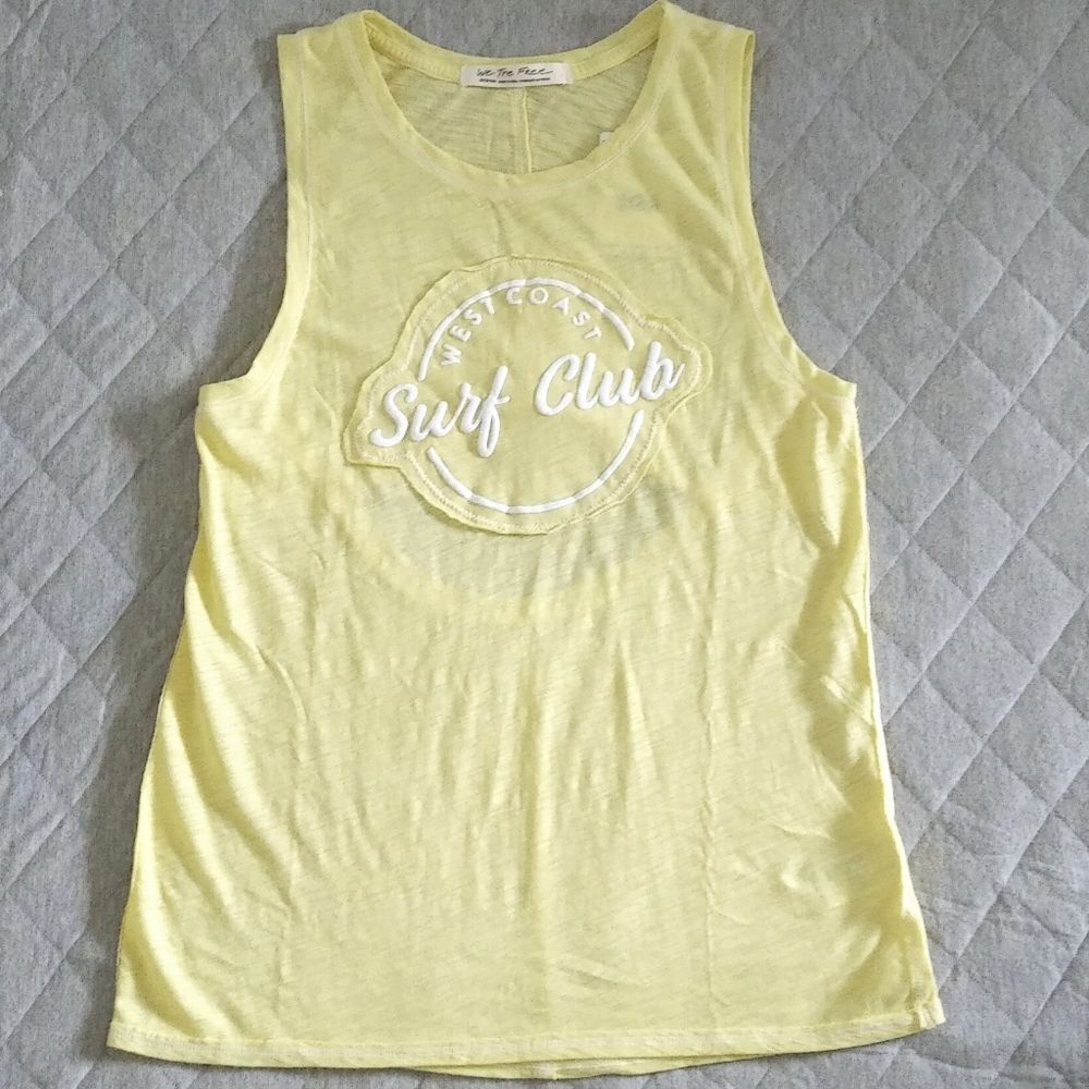 ✨️HP✨️ Free People West Coast Surf🏄 Club Tank Sz M - NWT